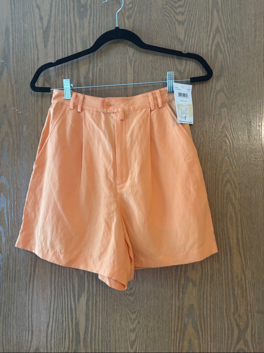 High-Waist Peach Women's Shorts